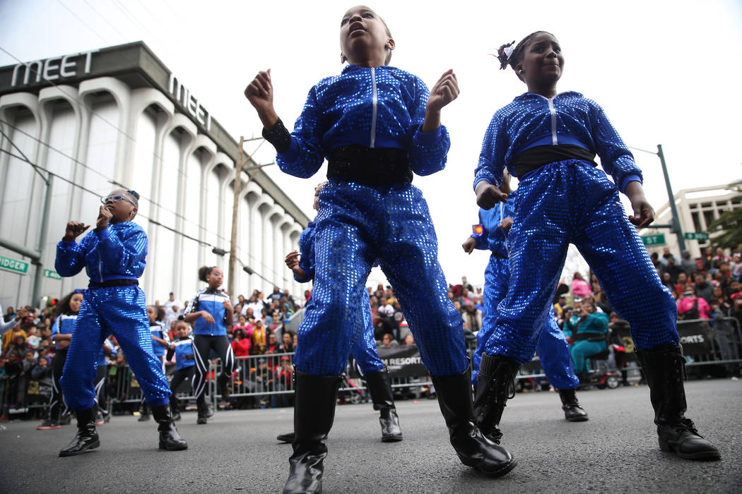 Matt Kelly Elementary School student dancers perform during the 38th annual Dr. Martin Luther K ...