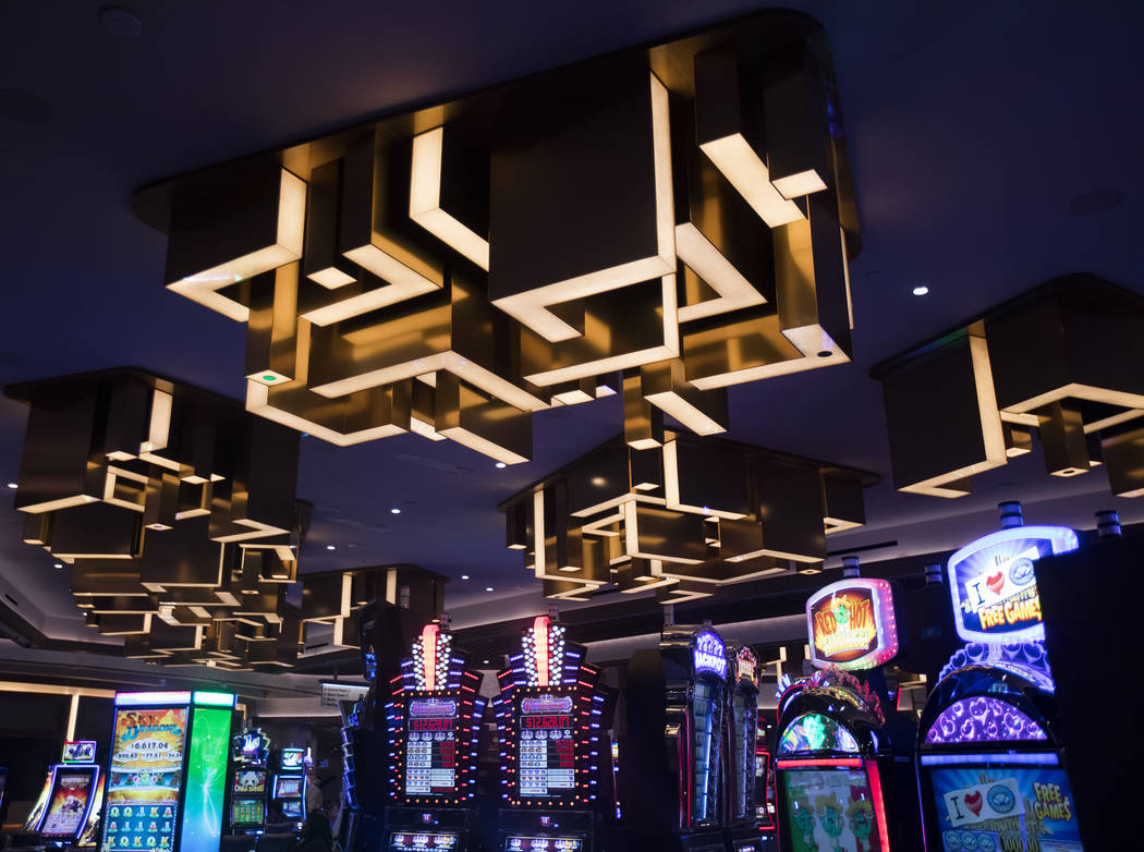 New overhead decor at the Strat in Las Vegas, Monday, Jan. 20, 2020. The Strat recently rebrand ...