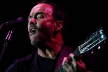 Dave Matthews Band's lead singer Dave Matthews performs at the Rock in Rio music festival in Ri ...