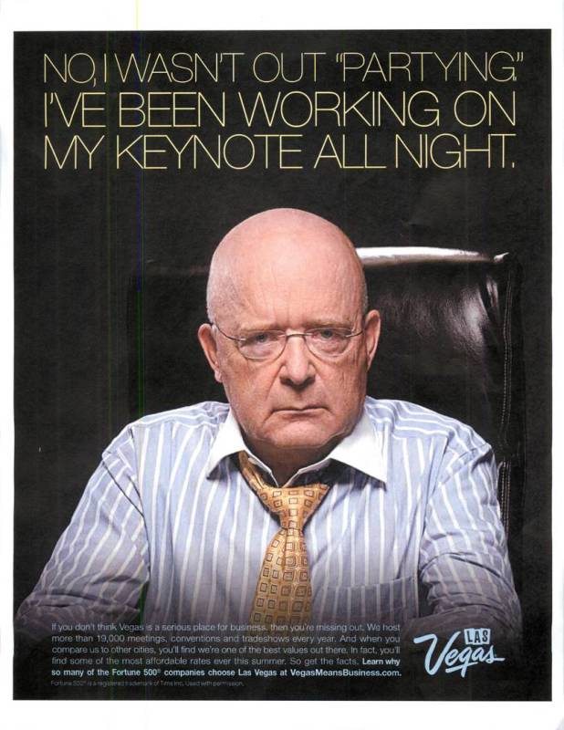 The Las Vegas Convention and Visitors Authority pursued five marketing campaigns from 2008 thro ...