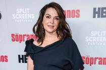 In a Jan. 9, 2019, file photo, Annabella Sciorra attends HBO's "The Sopranos" 20th anniversary ...