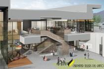 An artistic rendering shows what Nevada State College’s Glenn and Ande Christenson School of ...