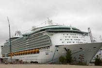 FILE - This May 11, 2006 file photo shows the Freedom of the Seas cruise ship docked in Bayonne ...