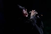 Van Morrison performs during the Americana Honors and Awards show Wednesday, Sept. 13, 2017, in ...