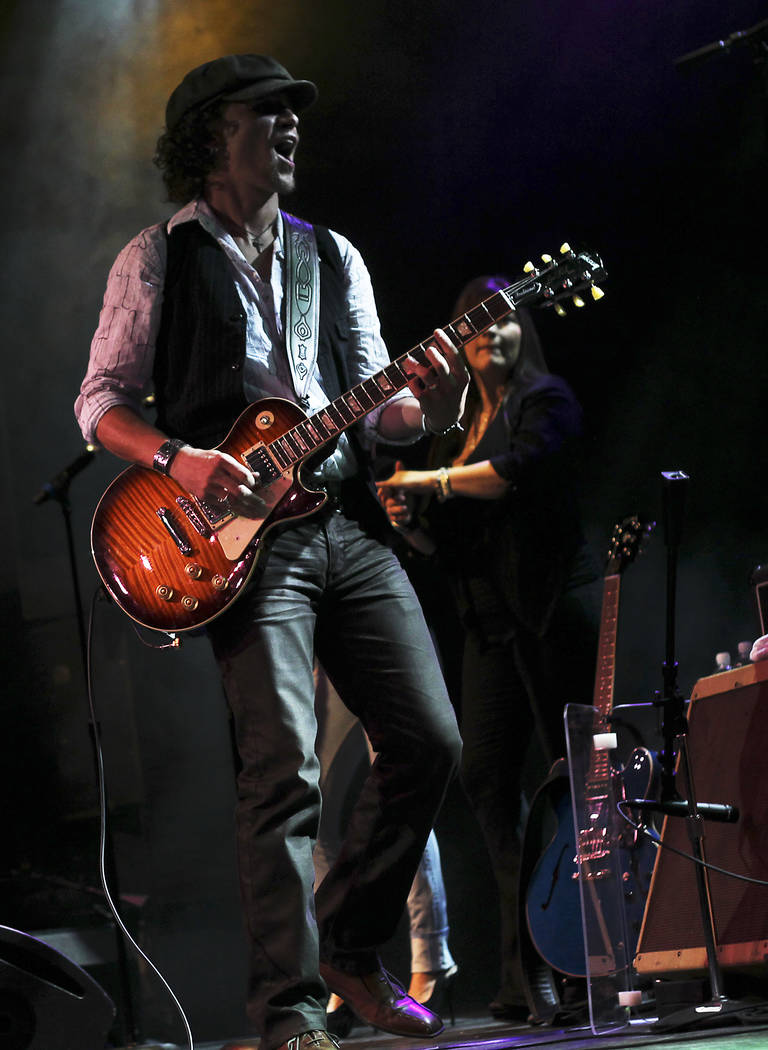 America's Got Talent winner Michael Grimm performs in the Ovation Showroom at the Green Valley ...