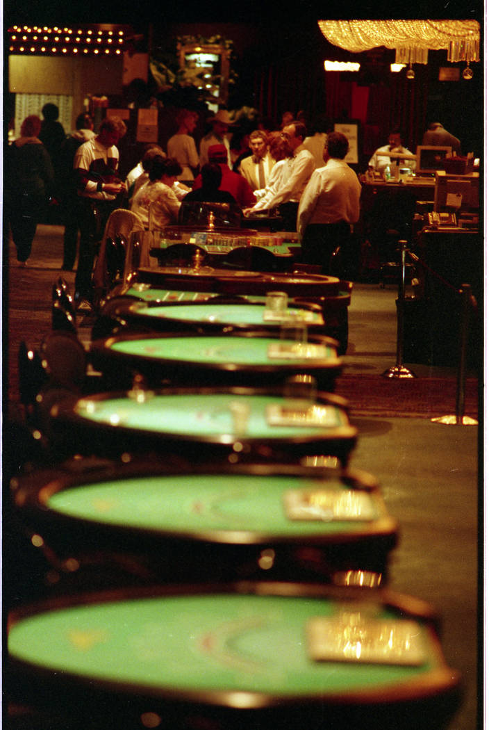 Guests get in a few more games in the days before the Dunes' closing in this photo from Jan 24, ...