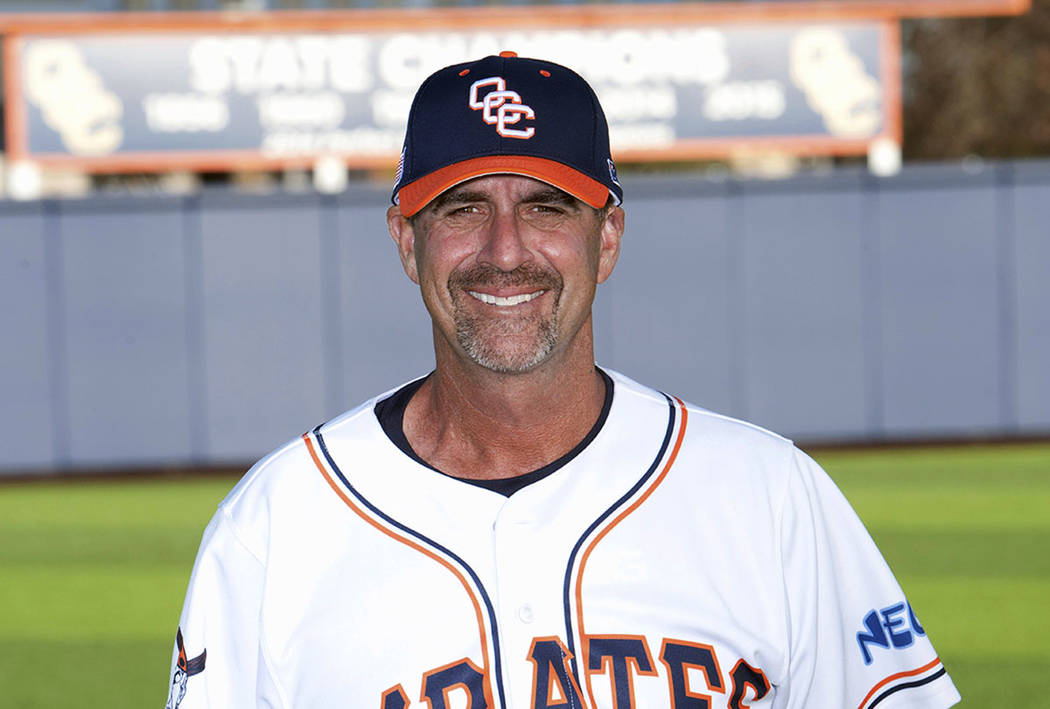 Orange Coast College head baseball coach John Altobelli (Orange Coast College via AP)