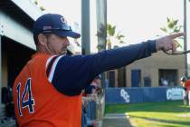 Orange Coast College head baseball coach John Altobelli. (Orange Coast College via AP)