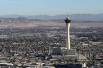 WInds of 20 mph will blow through the Las Vegas Valley on Monday, Jan. 27, 2020, and early in t ...