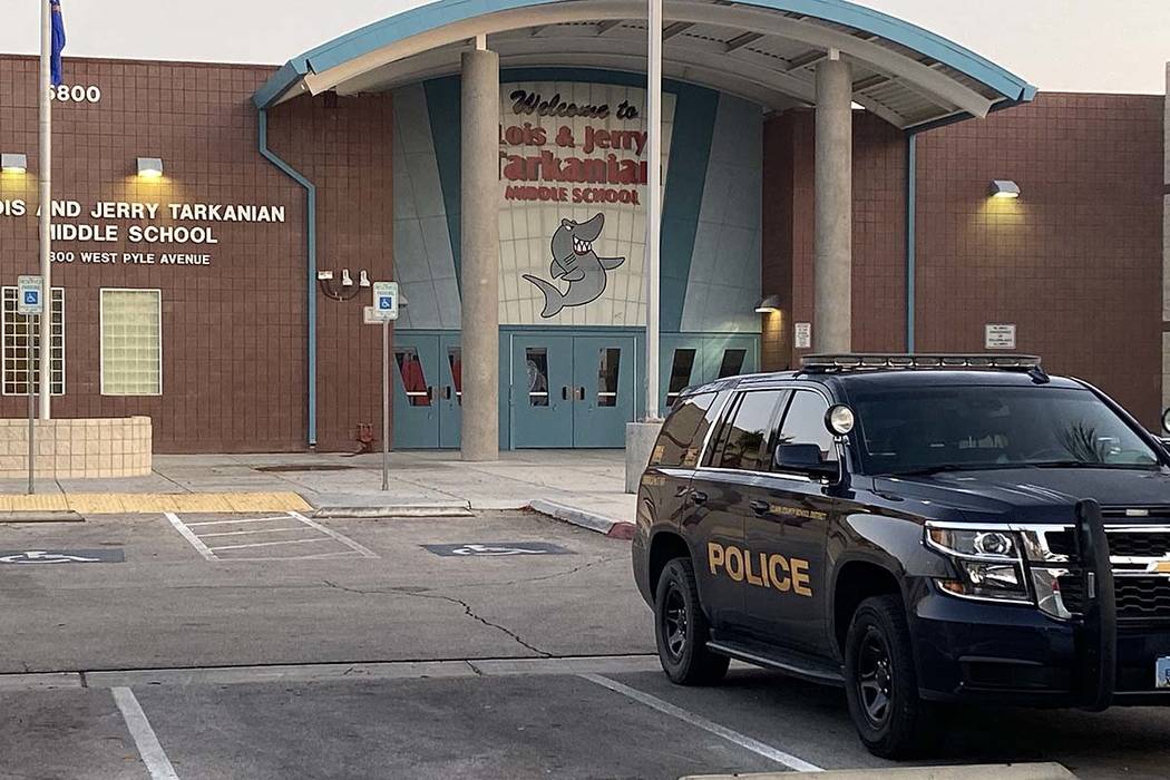 Tarkanian Middle School. (Glenn Puit/Las Vegas Review-Journal.)