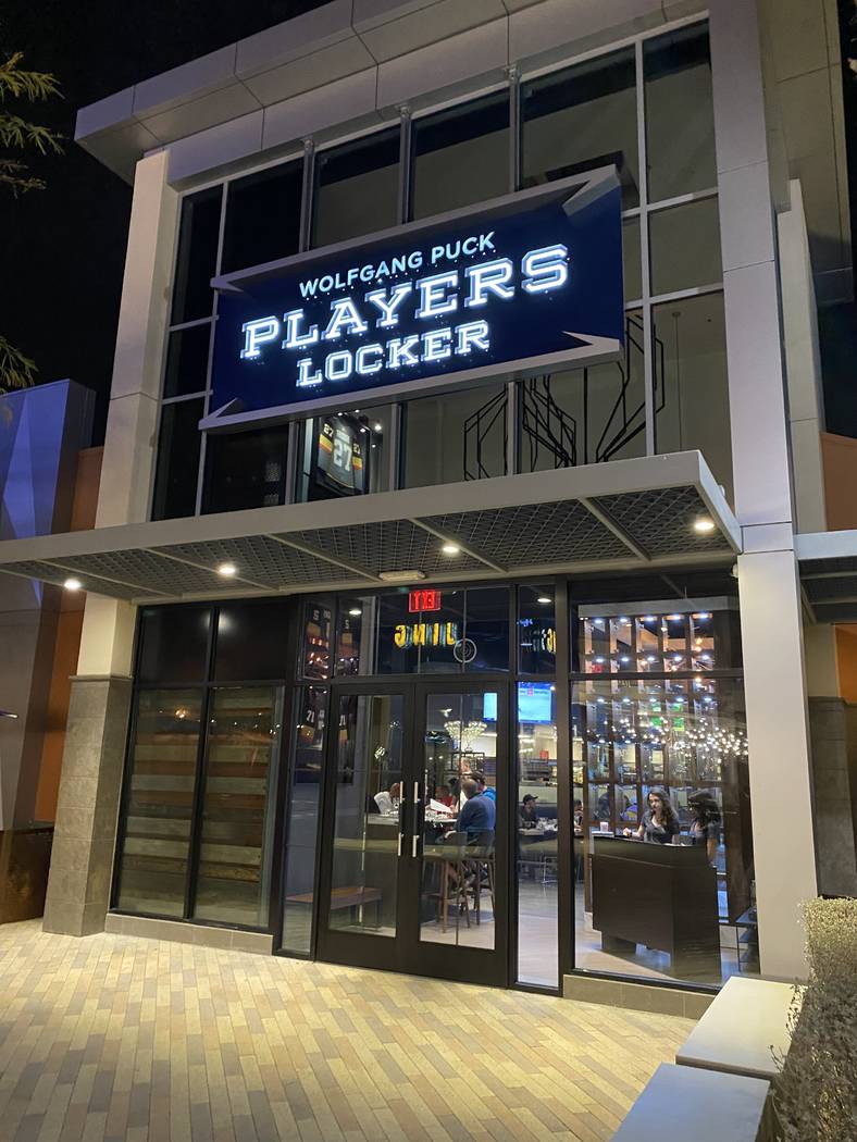 The exterior of Wolfgang Puck Players Locker in Downtown Summerlin. (Al Mancini/Las Vegas Revie ...