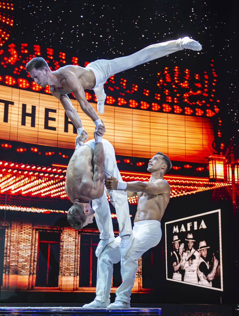 A scene from "Extravaganza -- The Las Vegas Spectacular," which opens at Jubilee Theater at Bal ...