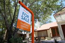 Home prices in the Las Vegas area rose at one of the slowest rates in the nation in November. ( ...