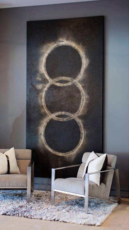 The staged home was showcased at the World Market Center winter home furnishings’ show. (Kimb ...