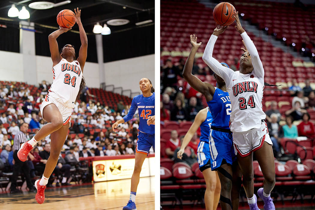 Senior center Rodjanae Wade is averaging a double-double (14.1 points, 10.1 rebounds) this seas ...