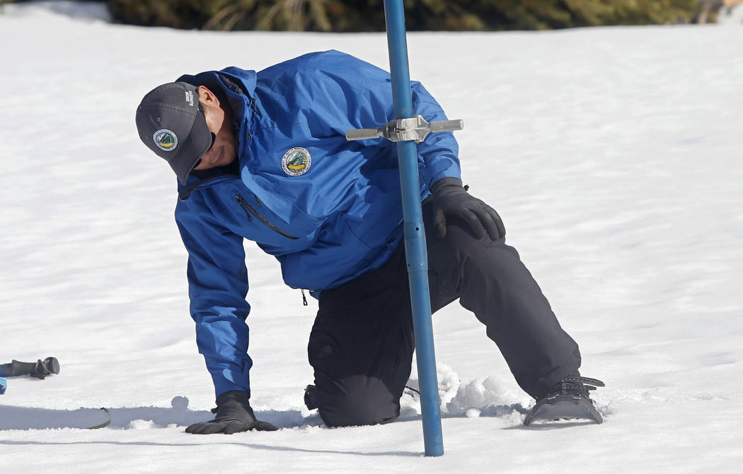 California’s winter snowpack drops after dry January - Las Vegas Review-Journal