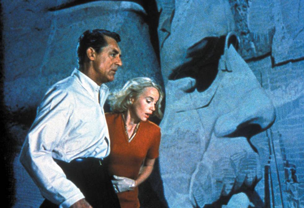 Car Grant and Eva Marie Saint in "North by Northwest" (MGM Pictures)