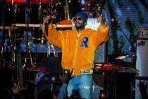 Juicy J performs during the tribute event Mac Miller: A Celebration of Life on Wednesday, Oct. ...