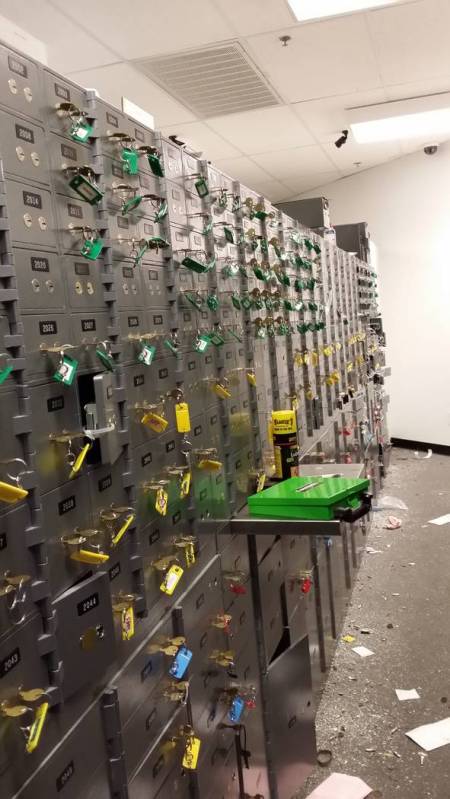 Safe deposit boxes at 24/7 Private Vaults after the company filed for bankruptcy in early 2014. ...