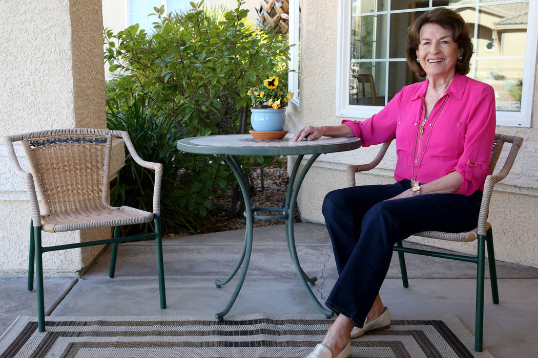Nonpartisan voter Barbara Gruhl at her Henderson home Friday, Jan. 24, 2020. (K.M. Cannon/Las ...