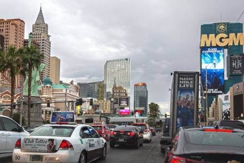 Las Vegas Strip (Benjamin Hager/Las Vegas Review-Journal) @BenjaminHphoto