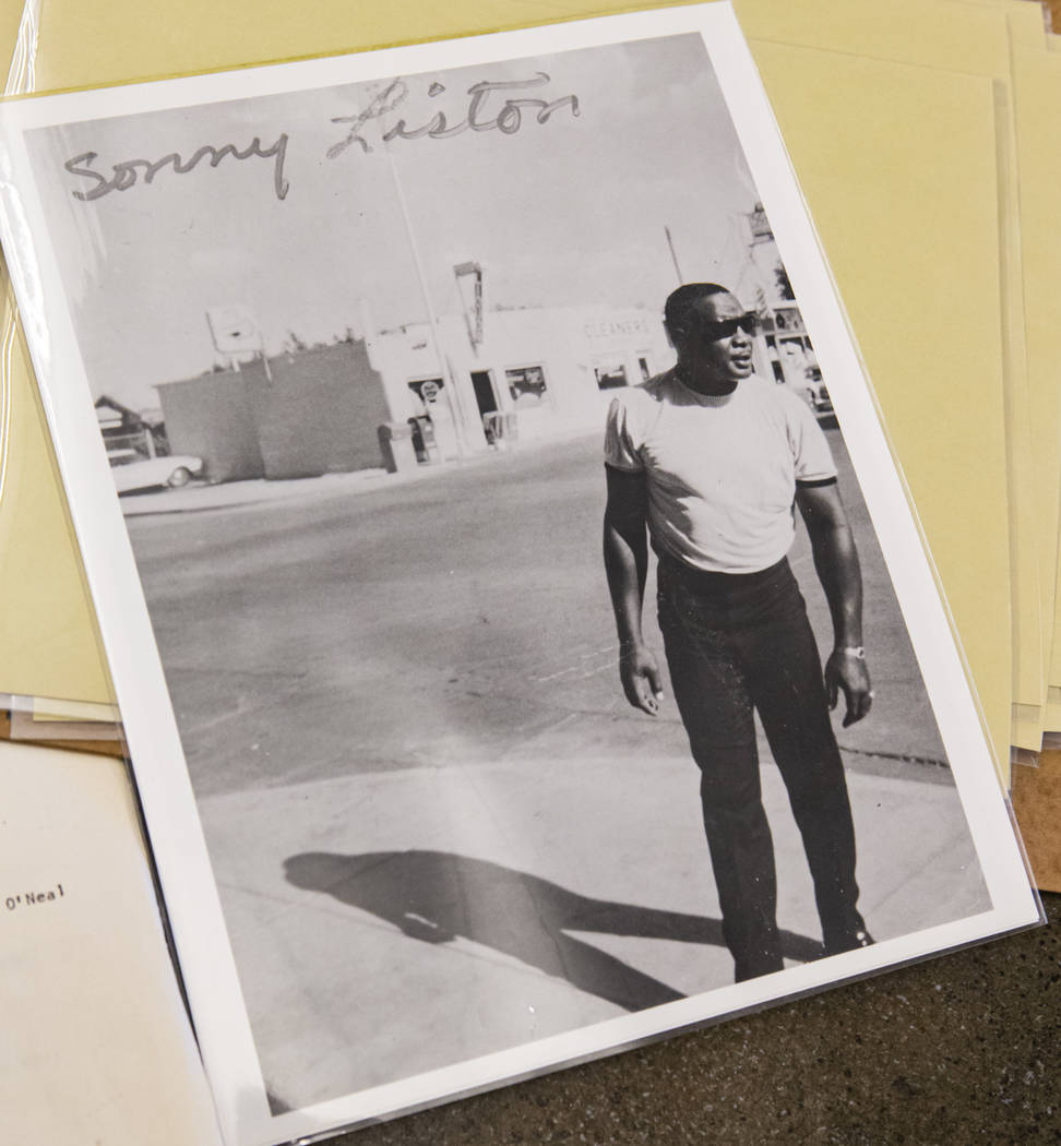 Sonny Liston outside of the Cove Hotel in Las Vegas. (UNLV Special Collections/Lloyd Gill Colle ...