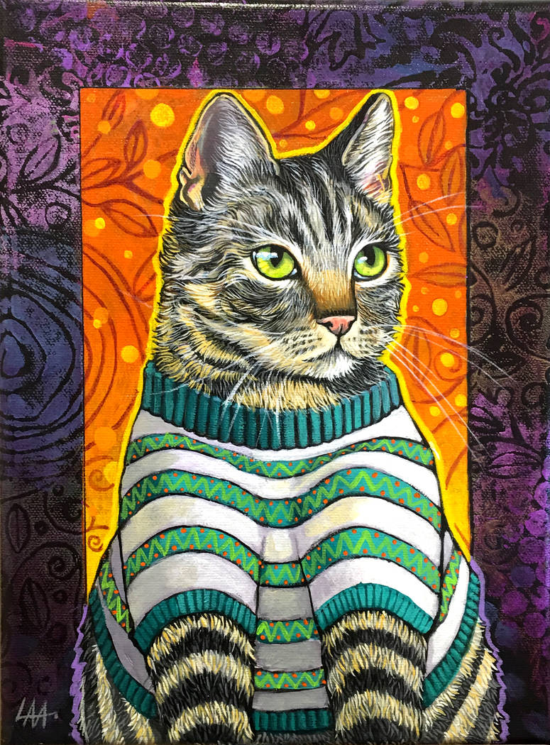 "Cozy Cat" by Lynne Adamson Adrian