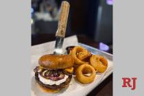 The Kobe burger is available through the end of February at Bar Code Burger Bar on East Flaming ...