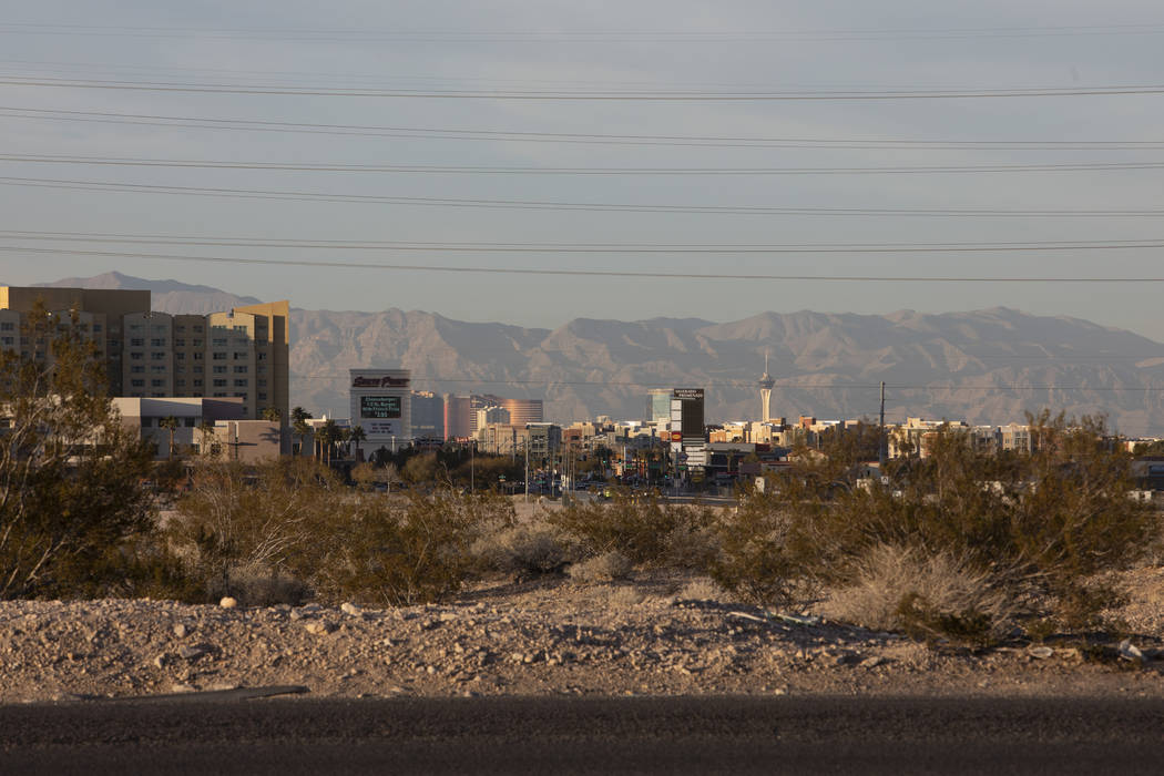 A roughly 57-acre property at the northwest corner of Las Vegas Boulevard and Cactus Avenue, ow ...