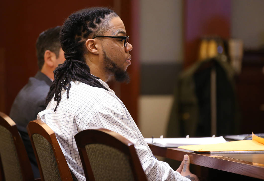 Ray Charles Brown listens to testimony during the penalty phase of his capital trial at the Reg ...