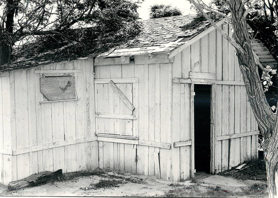 This structure, seen in July 1986, was built by Conrad Kiel for his daughters to play in. It ha ...