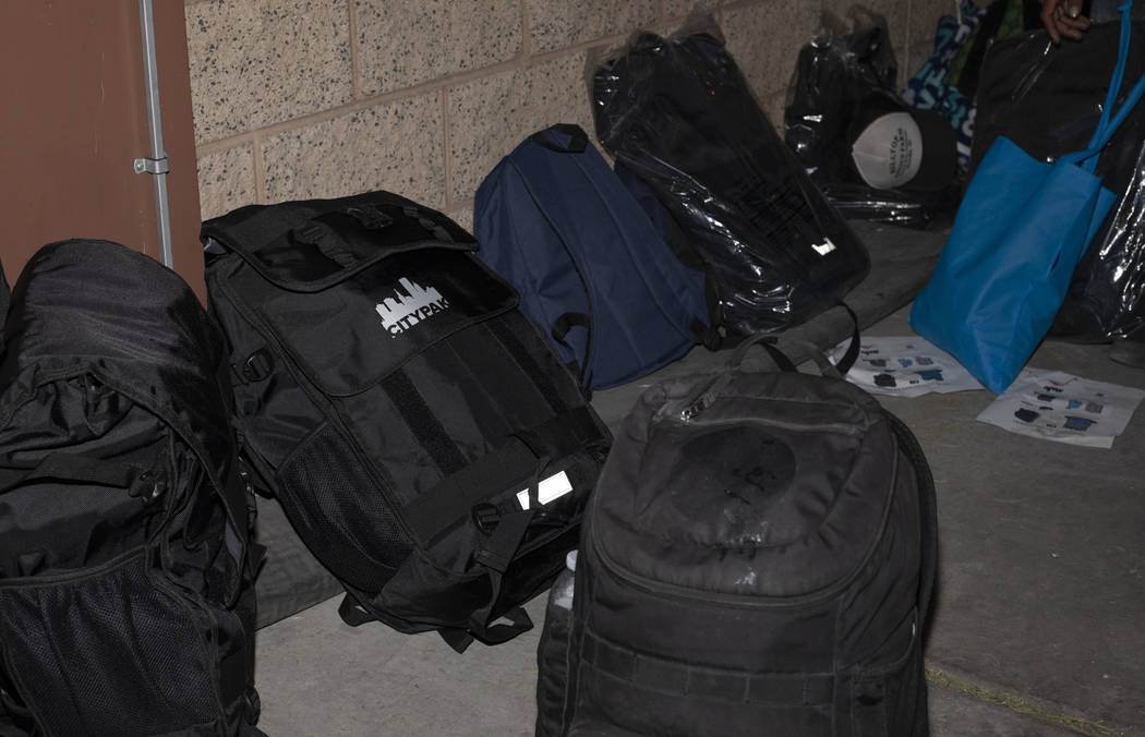 CITYPAK Project, founded by Ron Kaplan, donates backpacks at Las Vegas Rescue Mission Las