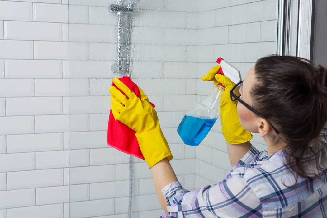 Getty Images Hard water leaves mineral residue around faucet bases and an unpleasant film on tu ...