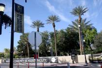 The Henderson Convention Center before a demolition ceremony to promote the Vegas Golden Knight ...