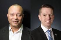 Steve Sanson, left, and David Schoen (Las Vegas Review-Journal)