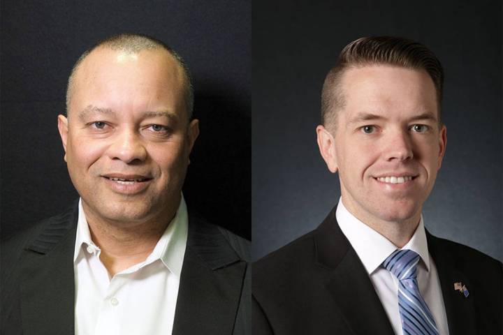 Steve Sanson, left, and David Schoen (Las Vegas Review-Journal)