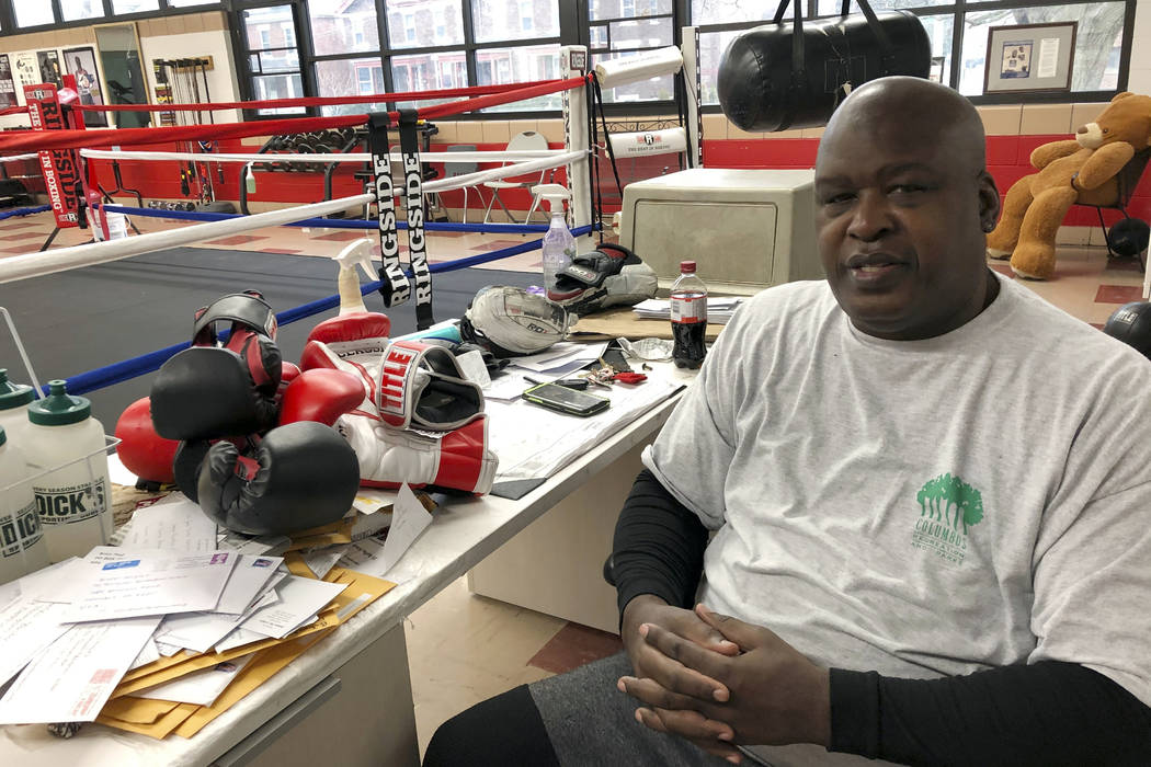 In this Jan. 31, 2020 photo, James "Buster" Douglas, the former world heavyweight cha ...