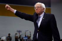 Democratic presidential candidate Sen. Bernie Sanders, I-Vt. (AP Photo/Matt Rourke)