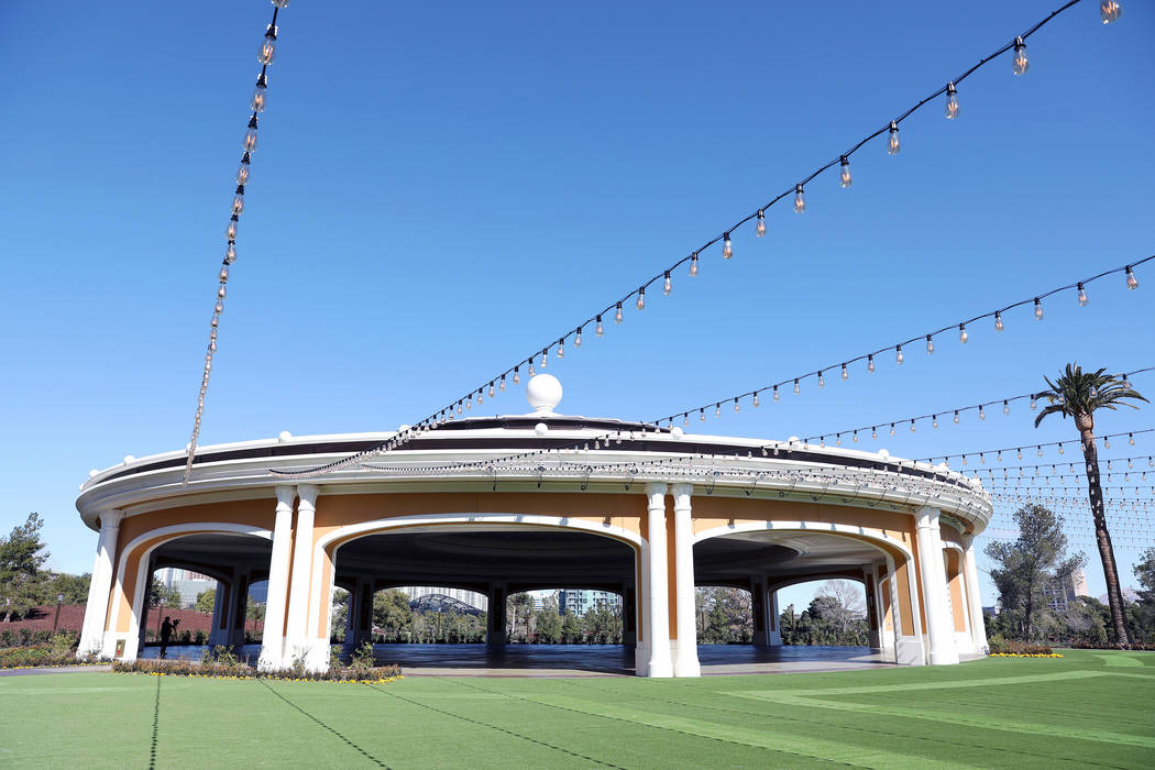 The Wynn Las Vegas Conference Center's pavilion is seen on Monday, Feb. 10, 2020, at the Wynn i ...