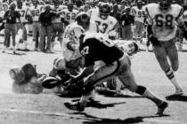 FILE - In this Sept. 10, 1078, file photo, in the final play of the game between the Oakland Ra ...