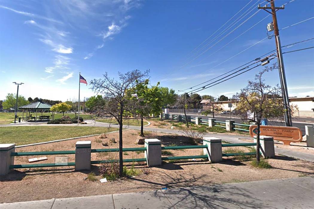 Molasky Park, 1065 E. Twain Ave. (Google Street View)