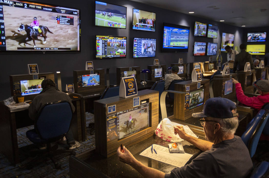 William Hill Race & Sports Book is open for betting on Friday, Nov. 8, 2019, at the Plaza H ...