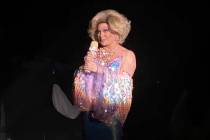 Frank Marino is shown hosting "Legends In Concert" in his Joan Rivers role on Monday, Feb. 10, ...