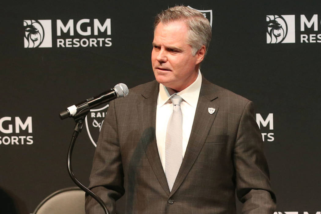 Jim Murren, MGM Resorts CEO and chairman, speaks during an announcement of a partnership betwee ...
