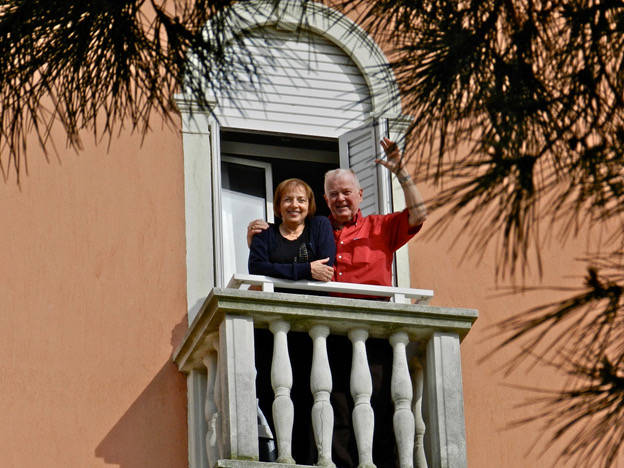 Paulette and Joseph Schaeffer in Venice, Italy. 2012. (Provided by Joseph Schaeffer)