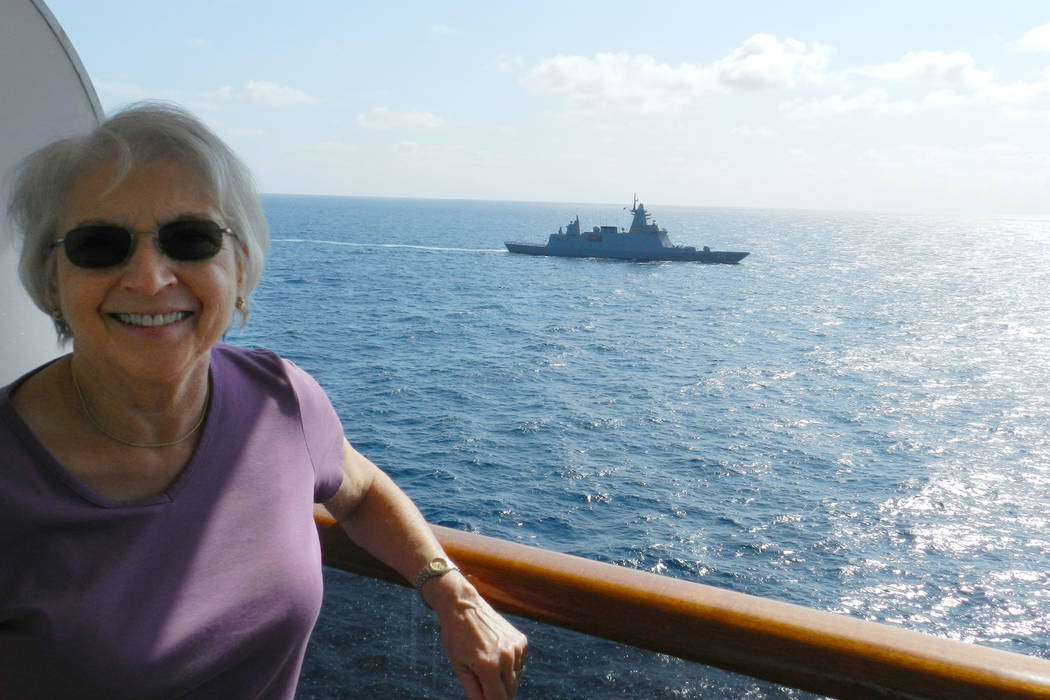Henderson resident Paulette Schaeffer is seen on the MS Westerdam during a cruise. The vessel w ...