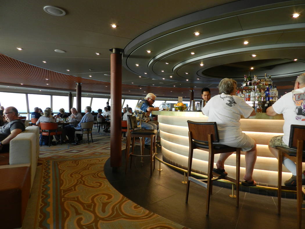 Passengers are seen on the MS Westerdam during a cruise. The vessel was turned away from at lea ...