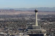 The forecast high for Las Vegas on Friday, Feb. 14, 2020, is 67 degrees with sunny skies and li ...