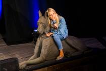 Comedian Nikki Glaser performs during day 3 of the Life is Beautiful festival in downtown Las V ...