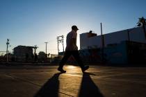 A warm weekend will be followed by a breezy start to the work week in the Las Vegas Valley, the ...